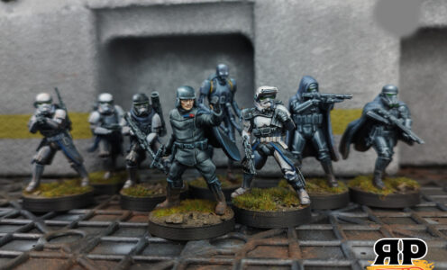 Peinture de personnages Star Wars pour Legion