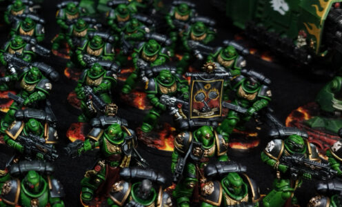 Trois semaines de forge : une armée Salamanders complète terminée !