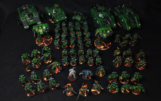 Armée Space Marines Salamanders