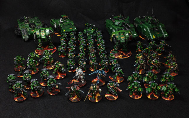 Armée Space Marines Salamanders